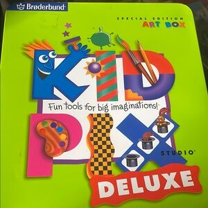 Broderbund Kid Pix Studio Deluxe Fun Tools For big Imagination